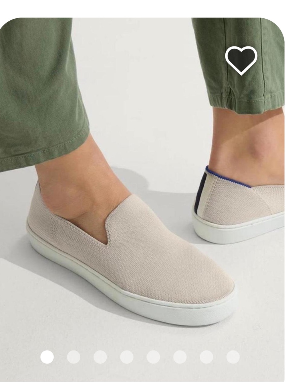 Rothy’s The Original Slip On Sneaker Sand Flat Knit Women’s Shoes